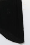 Un Morceau elastic lace sloping half skirt UM231XZ12 black PUM40